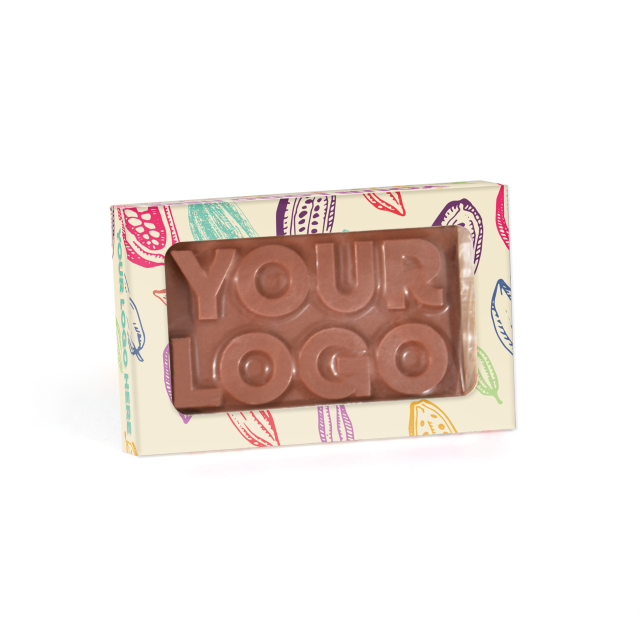 Eco Range – Eco Window Box – Milk Chocolate² – 3D Branding