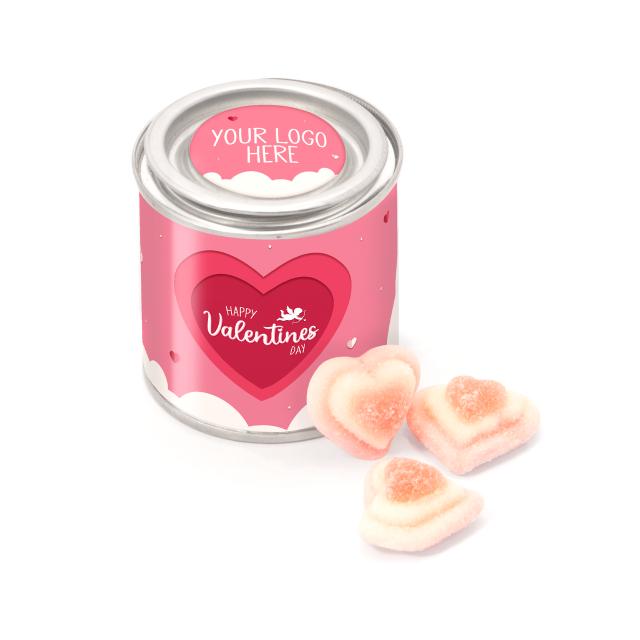 Valentines – Small Paint Tin – Triple Hearts