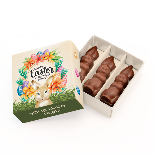 Easter – Eco Treat Box – Chocolate Bunnies